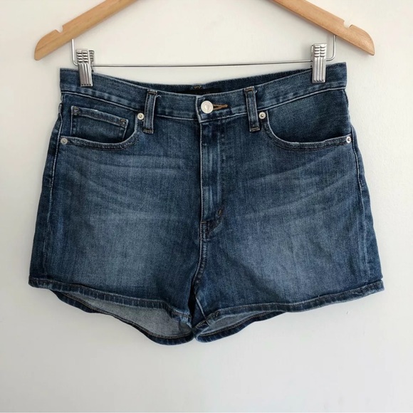 Uniqlo Womens High Waist Denim Shorts 